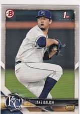 LOT (21) 2018 BOWMAN 1ST RC JAKE KALISH KANSAS CITY ROYALS (SAME CARD)  Z3071