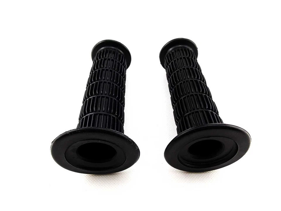 JUEGO DE EMPUÑADURAS DE MANILLAR IZQUIERDO DERECHO YAMAHA MX80 76-80 JBS NEGRO PAR Foto 2 de 4