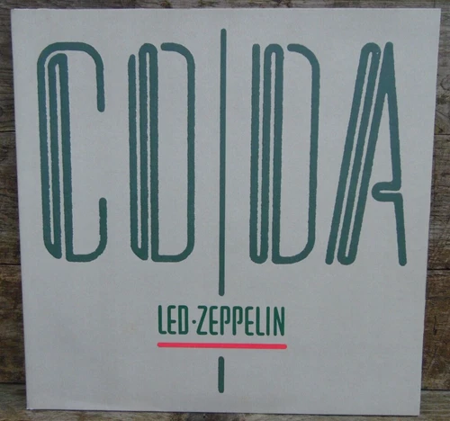 LED ZEPPELIN 'CODA' 1982 UK Vinyl LP Record Gatefold Album with Inner Sleeve