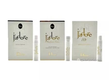 Dior J’adore EDP Parfum D’eau L’Or Essence Sample Spray 1mL each 3-Pc Travel Set