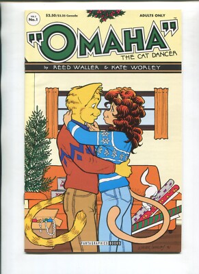OMAHA THE CAT DANCER 1 NM- WPGS VOLUME 2 FANTAGRAPHICS 1994! BY REED WALLER!!!!!