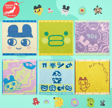 RARE Tamagotchi Ichiban Kuji 2023 Face Towel All Set of 6 from JAPAN