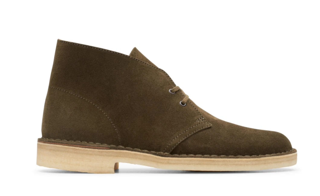 Clarks Original s Men s Dark Olive Suede Desert Boot 26147292 eBay