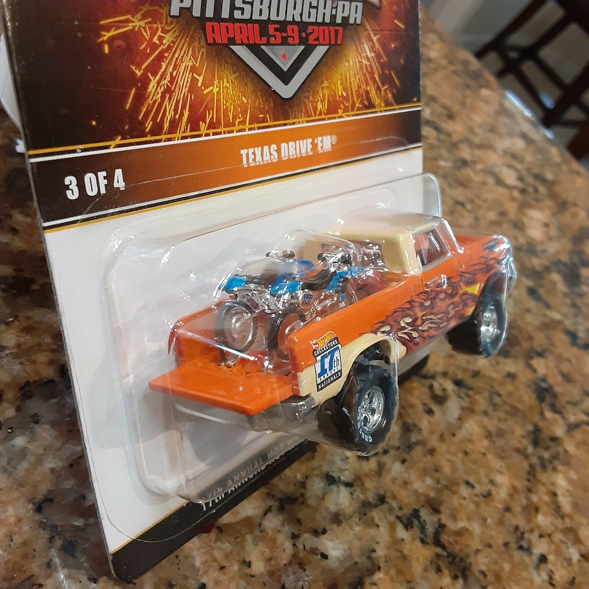 HOT WHEELS TEXAS DRIVE 'Em PICKUP TRUCK 2017 NATIONALS