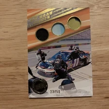 2015 Press Pass Pit Road Pieces Gold Denny Hamlin Gold 23/50 PPM-DH