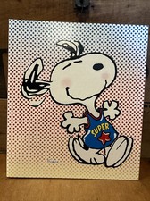 Vintage Hallmark Peanuts SNOOPY Super Star Scrapbook Album EUC