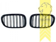 Grill Sportgrill Kühlergrill für BMW 7er F01 F02 schwarz glänzend Doppelsteg