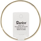 Darice Gold Tone Metal Macrame Ring 3 Inches
