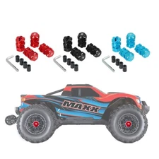 4PCS 17mm Wheel Hex Hub Adapter Extension for Traxxas 1/10 Maxx Aluminum Alloy