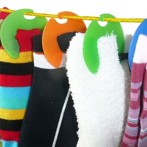 Sock Sorters Sock Clips Sock Organizers Clothespins Sock Holder Rings - Picture 11 of 11