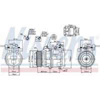 Kompressor Klimaanlage Klimakompressor Passend FüR KIA Sorento I JC
