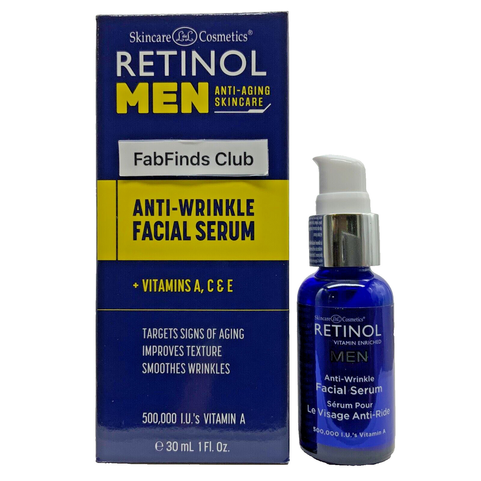 Retinol Men&rsquo;s Anti Wrinkle Facial Serum-Wrinkles,Lines,Ton