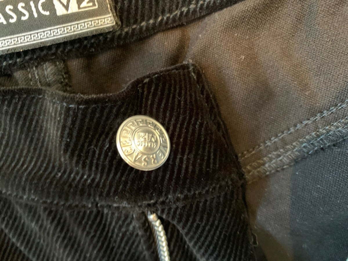 Versace Classic V2 Men's Pants Classic Vintage V2 Black Versace Classic V2 Men's Pants Classic Vintage V2 Black