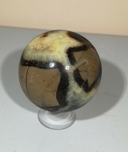 SEPTARIAN Sphere Globe Crystal Ball Freeform Specimen Display Piece Dragonstone - Picture 39 of 96