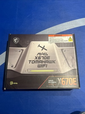 MSI MAG X670E TOMAHAWK WiFi AM5 ATX AMD Motherboard