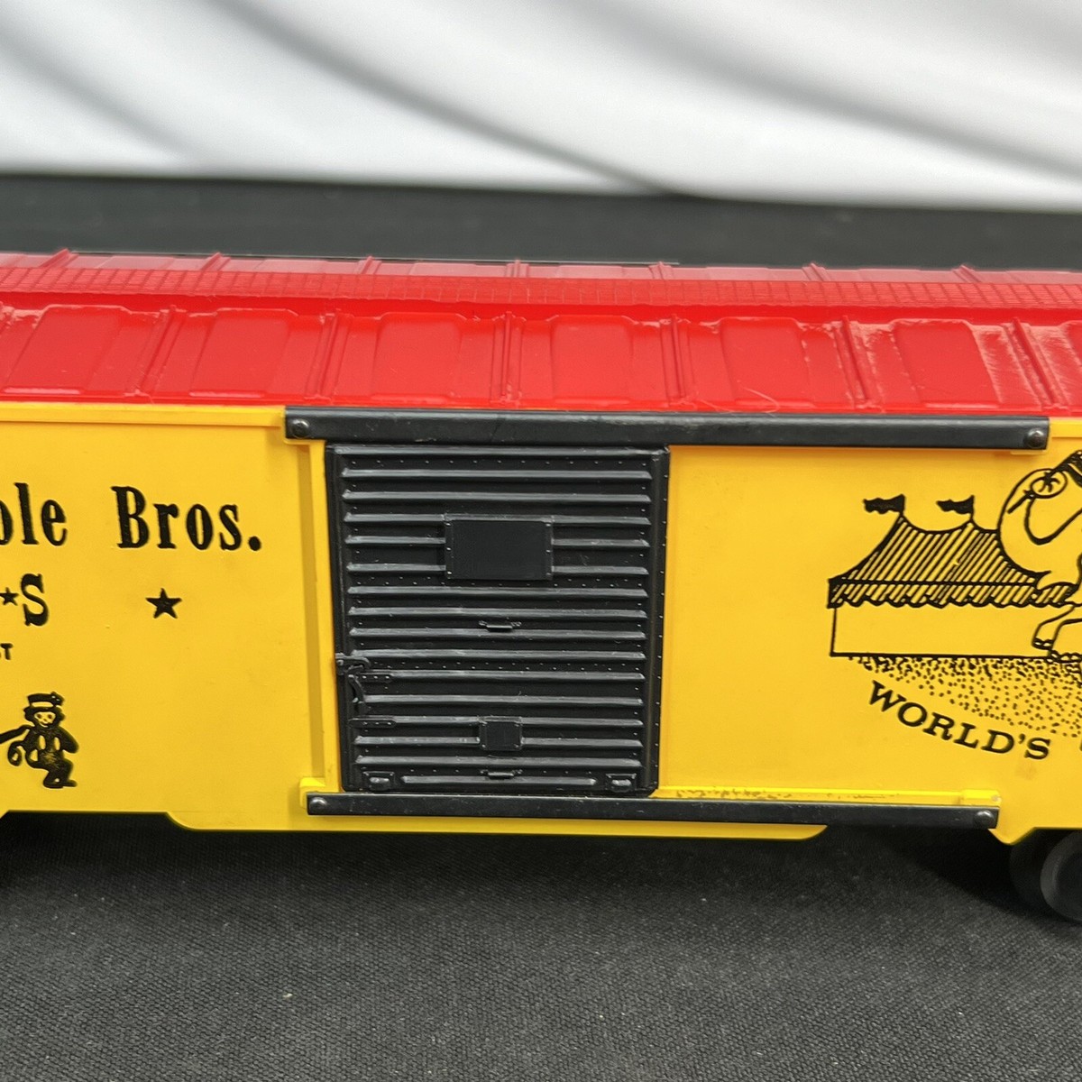 KMT Clyde Beatty Cole Bros. Circus Boxcar Train O Gauge Yellow | eBay