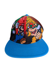 Super Mario Bros And Friends Hat Snapback Adjustable Youth OSFM