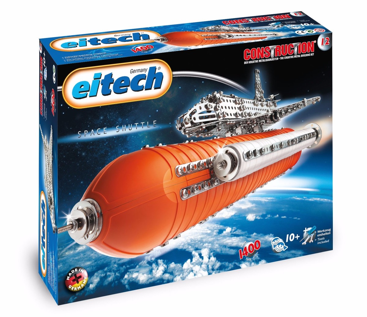 新品 Eitech アイテック デラックス スペースシャトル Eitech Germany C12 Space Shuttle Deluxe Metal Building Kit