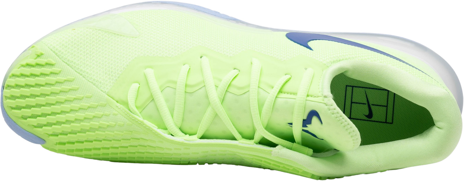 NikeCourt Zoom Vapor Cage 4 Rafa Lime Glow Hyper Blue for Sale