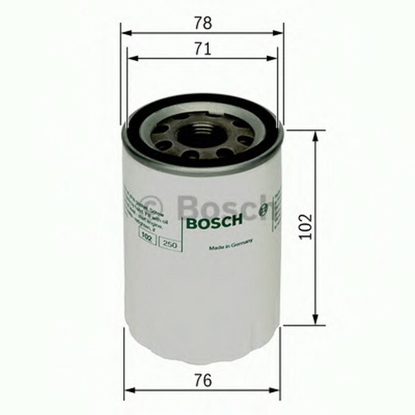 Genuine BOSCH CAR OIL FILTER P7027 - F026407027 | eBay 