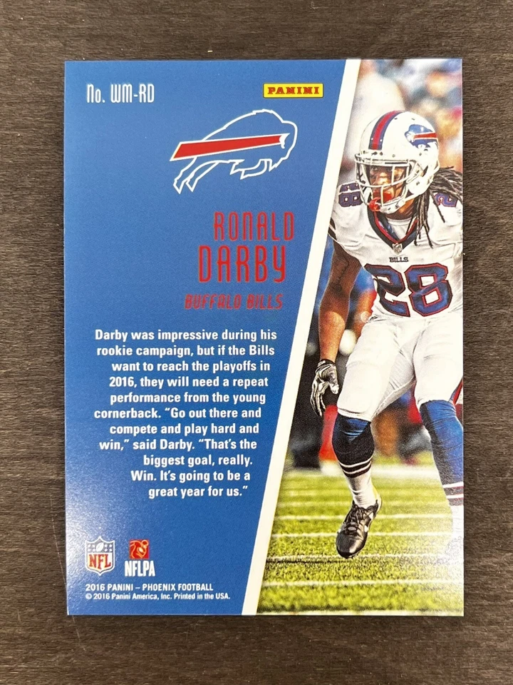 2016 Panini Phoenix - Watchmen #WM-RD Ronald Darby - Image 2 of 2