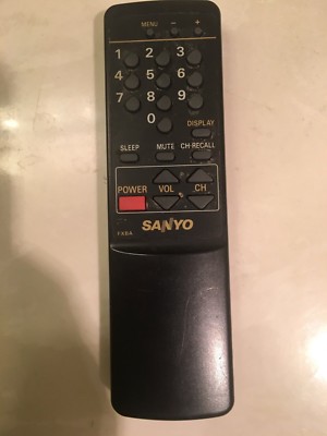 Sanyo FXBA TV Remote AVM1303, AVM1304, AVM1903, AVM2054, AVM2503, AVM2504