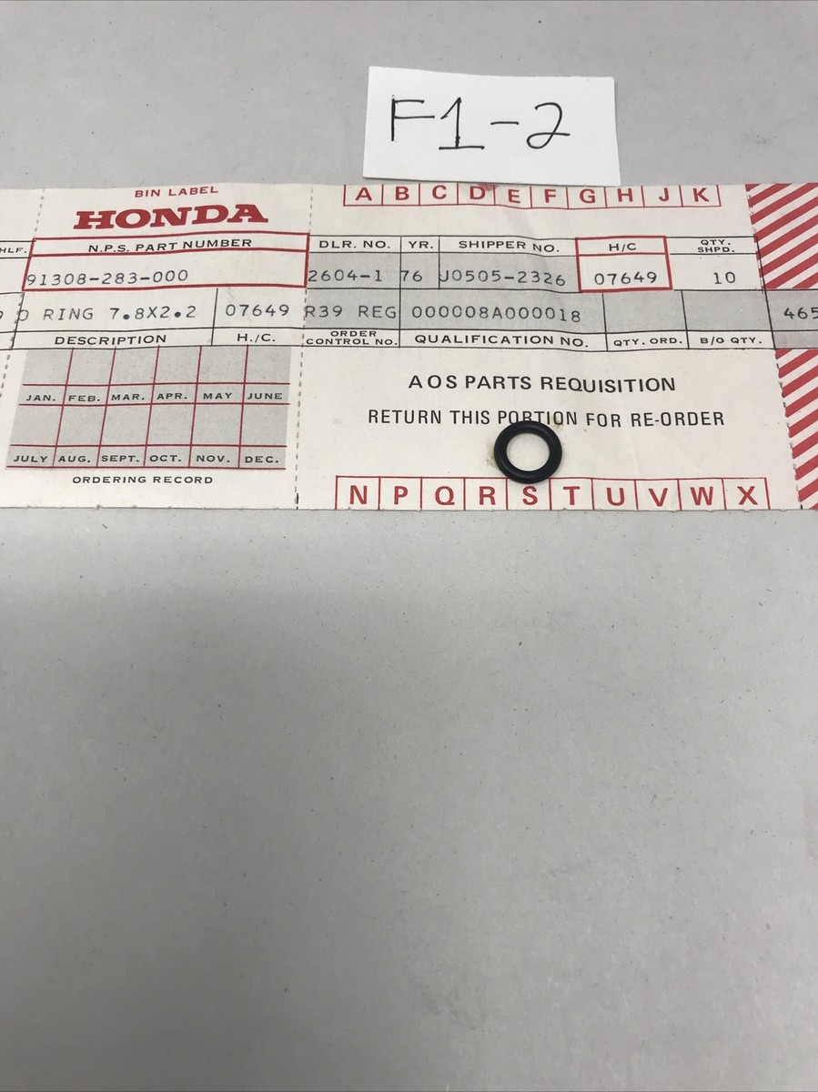 Honda “NOS” CB CL 450 O-Ring Seal OEM 91308-283-000 (f1-2) | eBay