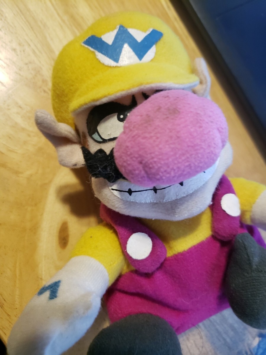 Vintage 1997 Nintendo Super Mario 64 BD&A Wario Bean Bag Plush