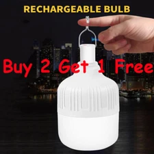 100W, Portable USB Rechargeable LED Lamp Bulbs, Camping Fishing Lantern Outdoor