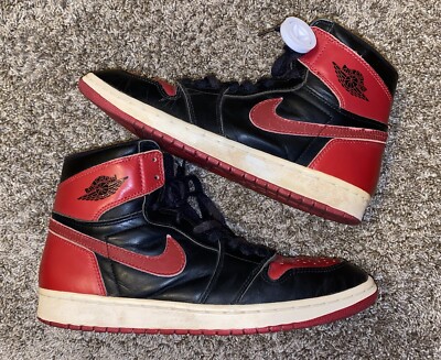 Size 11 - RARE vintage Jordan 1 Retro Bred 1994 | eBay