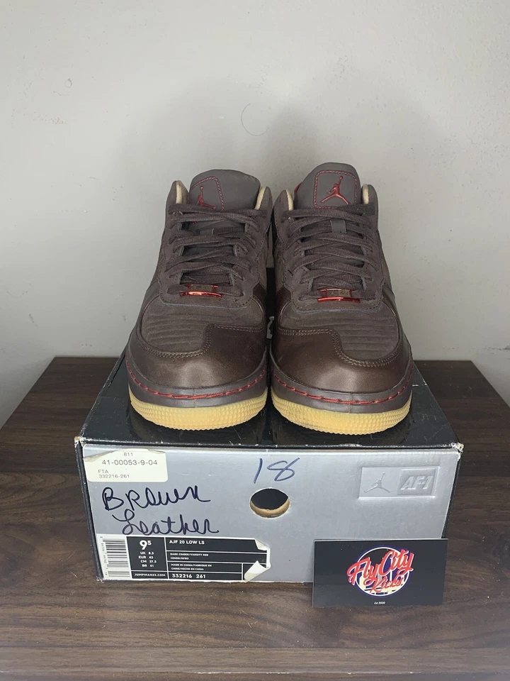 Talla 9.5 - Air Jordan Fusion 20 LS Low Dark Cinder Foto 2 de 4