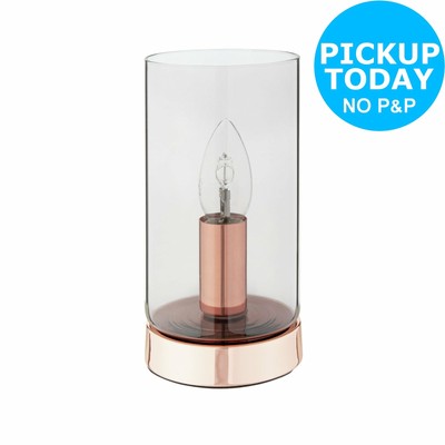 rose gold lamp argos