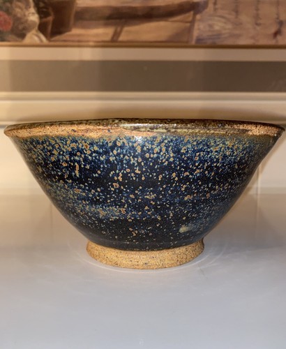 Chinese Jian Ware Oil Drop Bowl Bowl 8”D