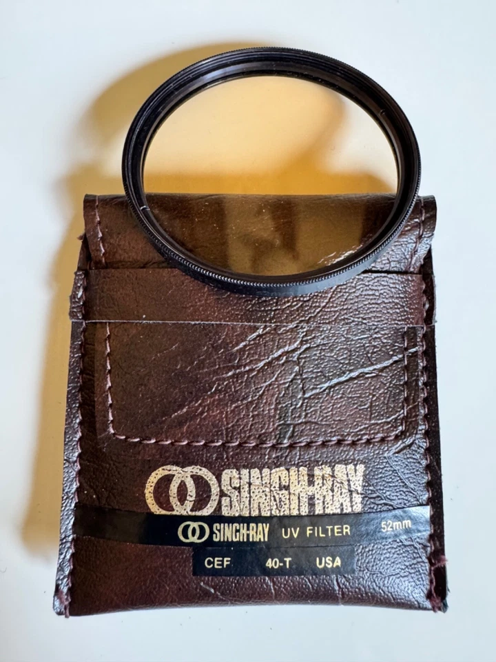 Singh Ray CEF 40T 52mm Screw-In UV Lens Filter W/ORIGINAL Case-USA - Image 3 of 3