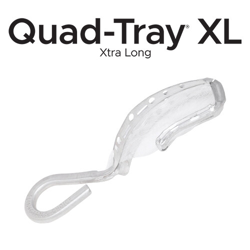 Clinicians Choice 41400 Quad-Tray XL Dental Impression Trays Xtra