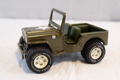 TONKA 1970's Hot Rod Car Lot w/ Trike Fire Engine Army Jeep Dump
