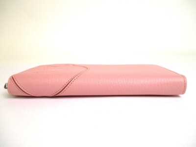Auth Tiffany & Co. Return to Tiffany Pink Leather Large Zip Wallet