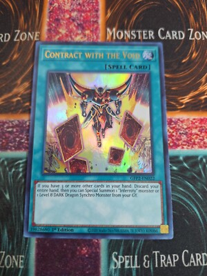 Yu-Gi-Oh! TCG Contract with the Void GFP2-EN022 Ultra Rare 1st Edition NM