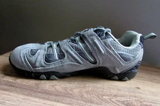 Hi-Tec Tiago Intrepid Suede gray green Hiking walking Shoes Athletic Trail Sz 8