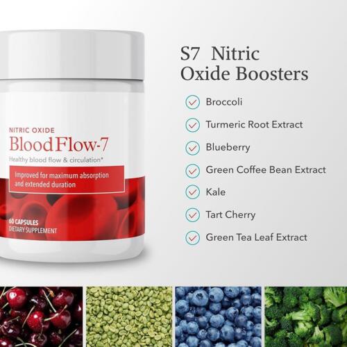 1/2/3PCS Nitric Oxide Capsules BloodFlow-7 -60 Capsules - Bild 8 von 14