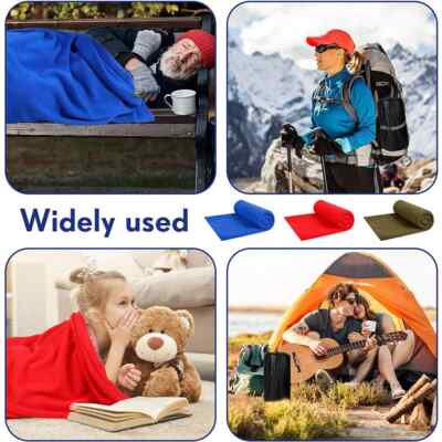 Fleece Schlafsack Tragbarer Ultra-leichter Travel Camping Warmer Schlafsack  | eBay.de