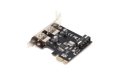 VisionTek Dual USB PCIe I/O Low Profile Card P/N: VT-401402 Tested Working