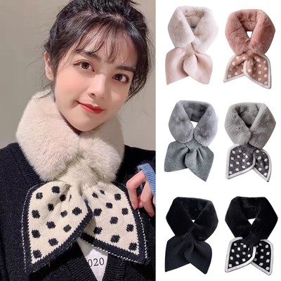 MELIFLUOS DESIGNED IN SPAIN Fur Collar Scarf For Women MELIFLUOS DESIGNED IN SPAIN Fur Collar Scarf For Women