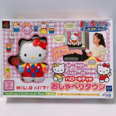 Hello Kitty Oshaberi Town Sony Playstation 1 PS1 PS Japan import