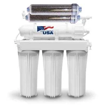 MADE IN USA 6 STAGE Aquarium Reef Reverse Osmosis Water RO/DI 200 GPD MEMBRANE 