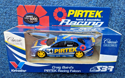 Pirtek Racing Falcon 1/43 Classic Carlectables Craig Baird's Pirtek Ford Falcon # 4 VG+ ...