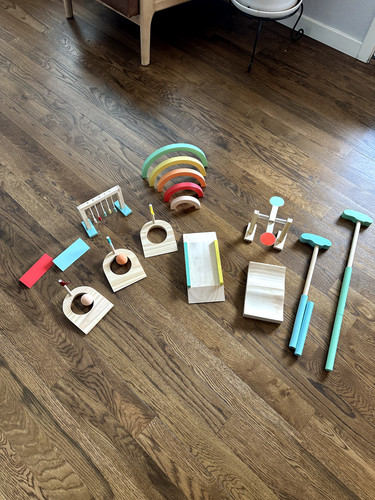 Wonder & Wise Good Wood Kids Mini Golf Set Indoor/Outdoor Play Set