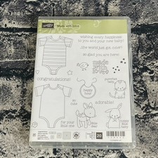 Stampin' Up MADE WITH LOVE 20pc 138662 Stamp set