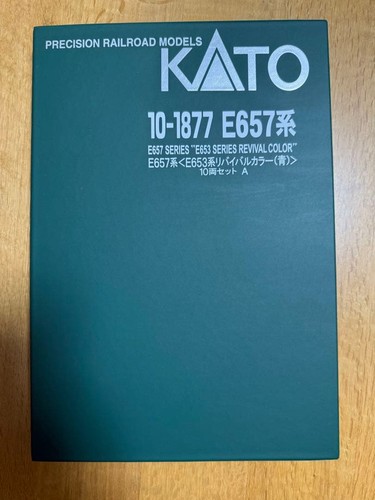 KATO E657 Serie E653 Renacimiento Color Azul Juego 10 Coches 217977 | Condition: Used
