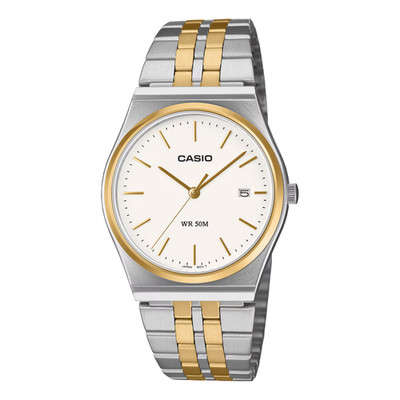 CASIO MTP-B145SG-7AV MTP-B145SG-7A WHITE DIAL 35MM QUARTZ WATCH